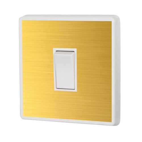 Gold effect light switch - effect,