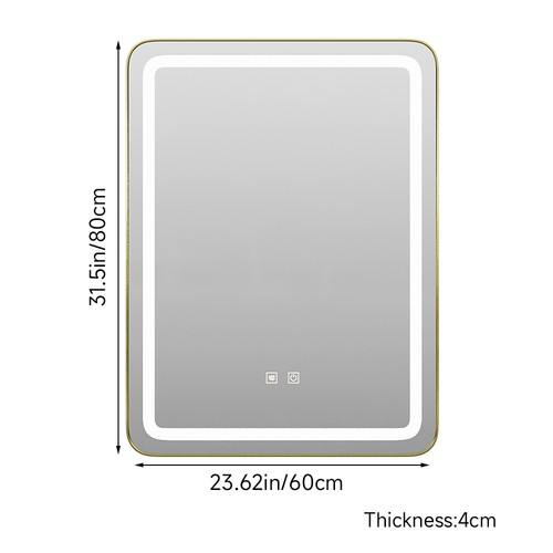 Led lighted wall mirror - led,