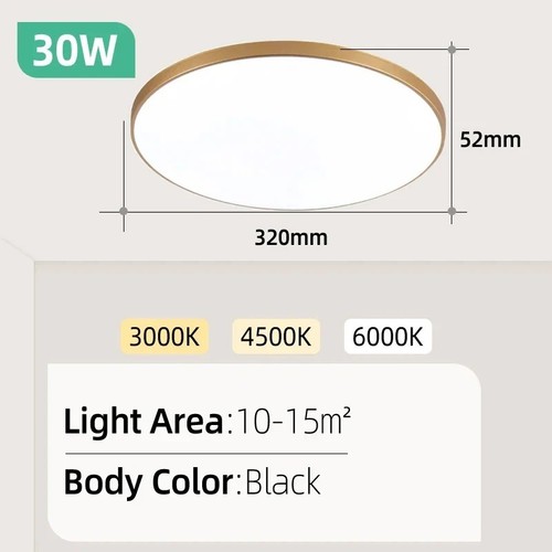 Round led ceiling light - round,