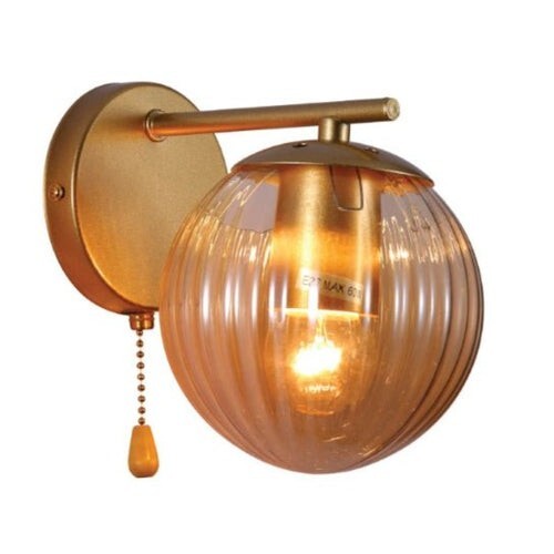 Pull down switch amber - pull, reeded