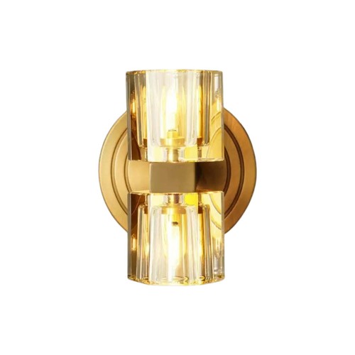Modern gold crystal - modern, wall