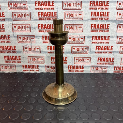 Vintage brass candlestick - brass,