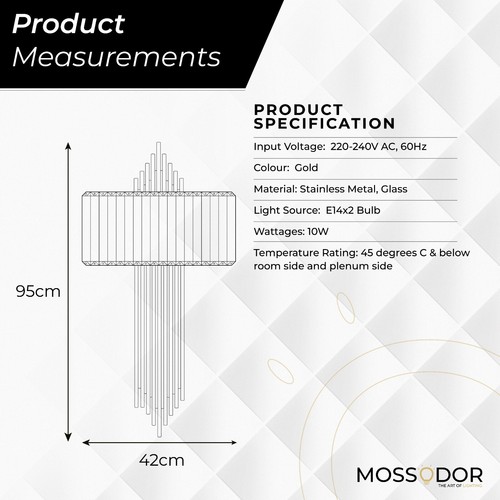 Modern gold wall sconce - modern,